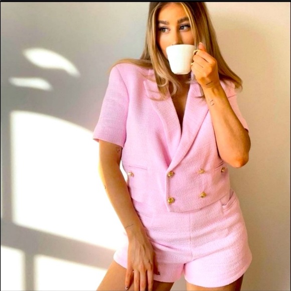 Zara Textured Weave Shorts NWT - Picture 16 of 17